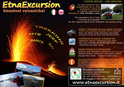 Agenzia/operatore Turistico Escursioni Etnaexcursion